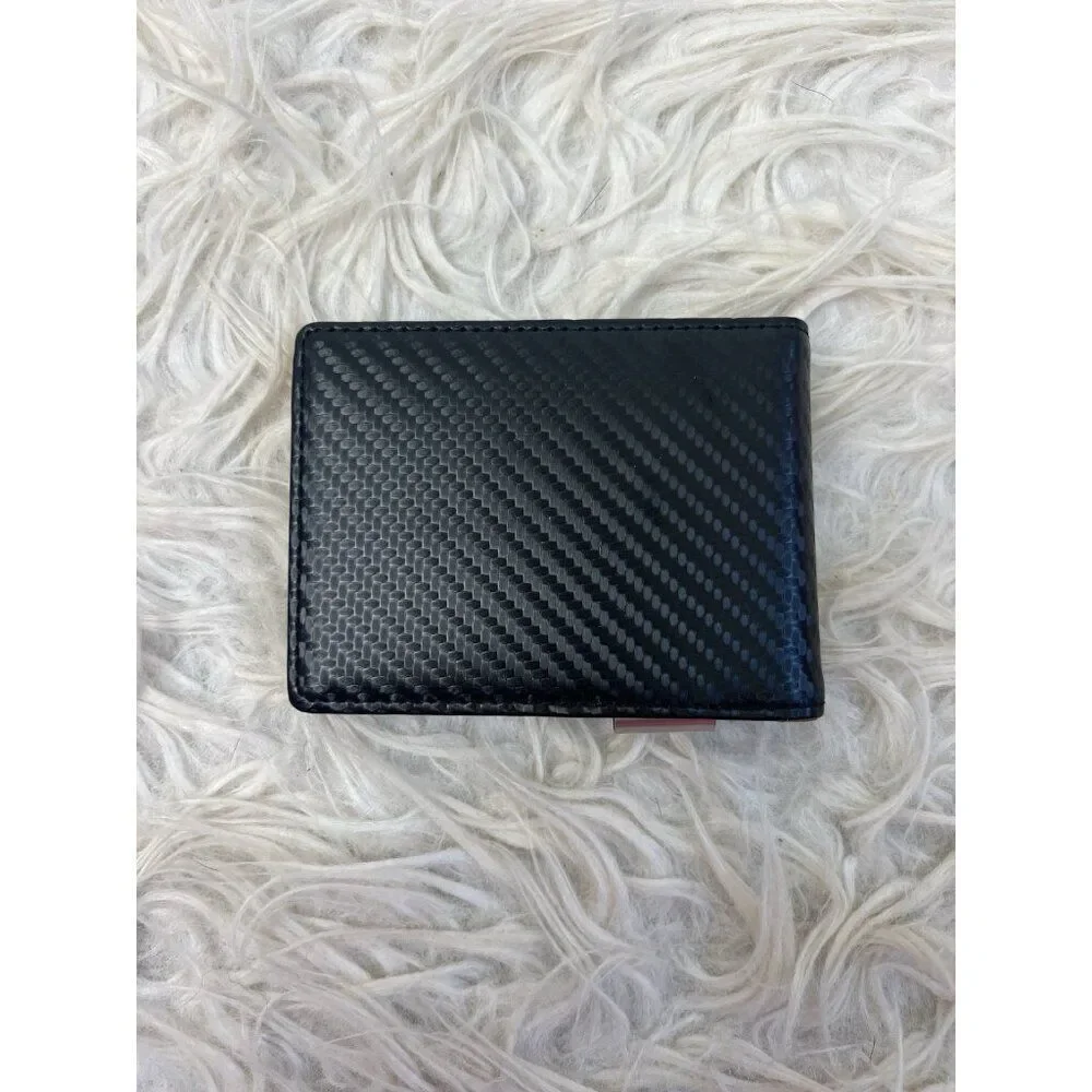 Baellerry Mens Slim Leather Wallet Money Clip AUSTIN RFID Blocking Bifold NWT